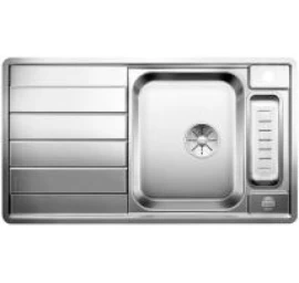 Plieninė plautuvė BLANCO AXIS III 5S-IF SATIN M.ZUB InFino M.AF