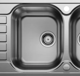 Plieninė plautuvė BLANCO LANTOS 8 S-IF Compact Brushed M.AF