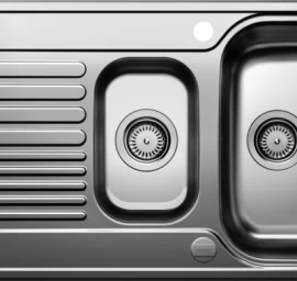 Plieninė plautuvė BLANCO TIPO II 6 S RV SST NATURAL M.AF