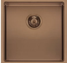 Plieninė plautuvė Reginox Miami 40X40 copper