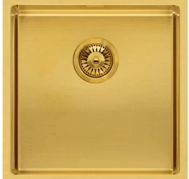 Plieninė plautuvė Reginox Miami 40X40 gold