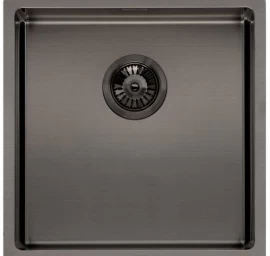 Plieninė plautuvė Reginox Miami 40X40 gun metal