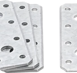 Plieninė plokštelė sujungimui | 100 x 35 x 2,5 mm | 4 vnt. (80784)
