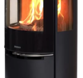 Plieninė krosnelė ADURO 9-5 LUX, su šoniniais stiklais, 6kW