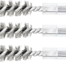 Plieniniai šepečiai vamzdeliams | 10 mm | 6,3 mm (1/4) | 3 vnt. (3078-10-S)