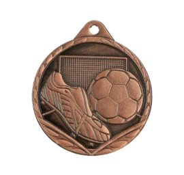 Plieninis Bronzos Medalis - Futbolas
