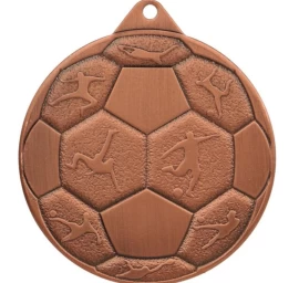 Plieninis Futbolo Medalis Fi 50 Mmc8850/b - Bronza