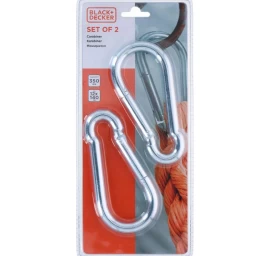 Plieninis Karabinas, 2 Vnt., „black + Decker“