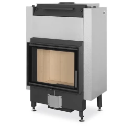 Plieninis židinio ugniakuras Romotop Dynamic DW2M01P 66.50.01P su šilumokaičiu