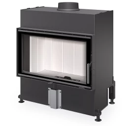 Plieninis židinio ugniakuras Romotop HEAT H4X 04, 80.50, šviesi pakura IGN