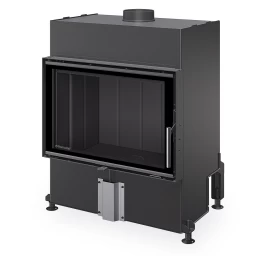 Plieninis židinio ugniakuras Romotop HEAT H4Z 06, 70.50, juoda pakura IGN