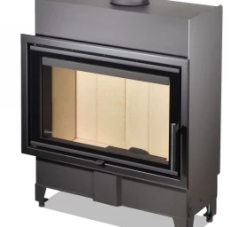 Plieninis židinio ugniakuras Romotop KV HEAT H2P13 70.44.13 (gylis 370mm)