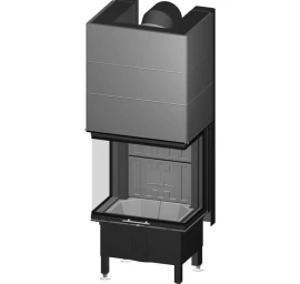 Plieninis židinio ugniakuras Spartherm ARTE 3RL-60h-4S Standart, d. 200mm