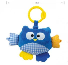 Pliušinis Pelėdos Pakabukas - Cutie Owl - 2881 Blue