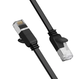 Plokščias Sujungimo Laidas Ethernet Tinklo Kabelis Rj45 Cat 6 Utp 1000 Mbps 0,5 M