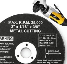 Pneumatinis šlifavimo Diskas Msw 75 Mm 3&#039;&#039; Metal