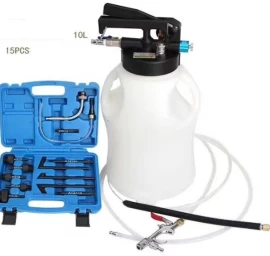 Pneumatinis tepalo užpylimo ir išsiurbimo įrenginys su ATF adapteriais | 8 L | 15 vnt. (FD8L)