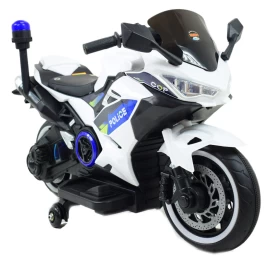 Policijos Motociklas Su šviečiančiu Gaidžiu Ir Sirena/a706-2