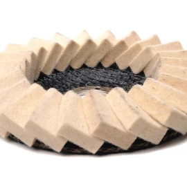 Poliravimo diskas baltas lapelinis | 125 mm x 22 mm (FT0064)