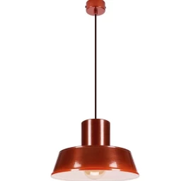 Polly 1 Pakabinamas šviestuvas - Industrinis, Metalas, Kaštoninės Spalvos 1xe27
