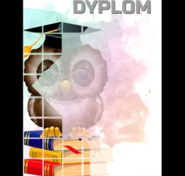Popierinis Diplomas - Pelėda (25 Vnt.) Dyp157