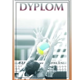 Popierinis Diplomas - Tinklinio Kamuolys (25 Vnt.) Dyp81