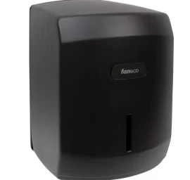 Popierinių rankšluosčių ritinėliais laikiklis Faneco Calma Black, CM1100PN