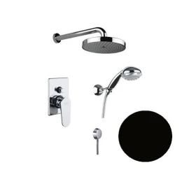 Potinkinė dušo sistema Fiore KEVON juoda matinė, 81NC6519