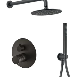 Potinkinė dušo sistema Fiore Xenon Charme, juoda matinė 441NNNN7575/30NN8786/30NN8630