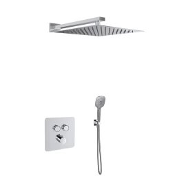 Potinkinė termostatinė dušo sistema RAMON SOLER RS Smart, 2 funkcijų, 30 cm, chromas, 85D310537