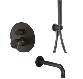 Potinkinė vonios sistema Fiore Xenon Charme juoda matinė 441NNNN7575/30NN8786/30NN8767