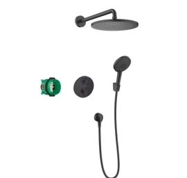 Potinkinis dušo komplektas Hansgrohe Croma, matinis juodas 27961670