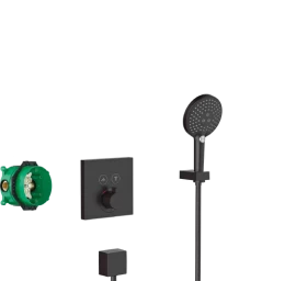 Potinkinis dušo komplektas Hansgrohe Raindance E, mat. juoda 27951000