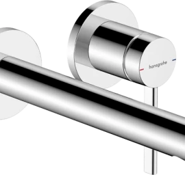 Potinkinis sieninis praustuvo maišytuvas HANSGROHE Zesis S EcoSmart+ su 19.4 cm snapeliu, chromas, 74750000