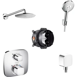 Potinkinis termostatinis dušo komplektas Hansgrohe Ecostat E