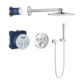 Potinkinis termostatinis komplektas SmartControl 310, 3 padėčių chromas 34705000