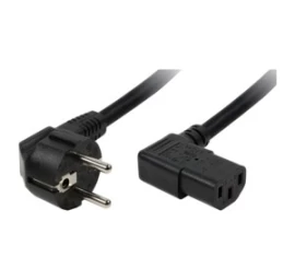 Power cord with Schuko  male to IEC-C13 female