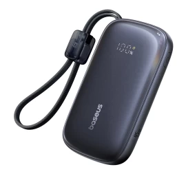 powerbank 10000 Mah 45 W Su Laidu Su Dirželiu enerfill Fc21 Qpow 3 Ultra - Juodas