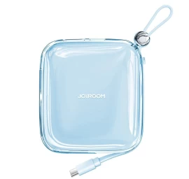 powerbank 10000 Mah Jr-l005 Su iphone Lightning Kabeliu Ir Usb-a Jungtimi, Mėlynos Spalvos