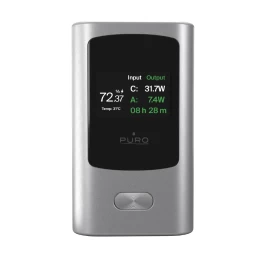 Powerbank 10000 Mah Su Ekranu Usb-a Usb-c 45w - Pilka