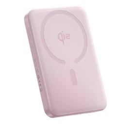 powerbank 10000mah 22,5w enerfill Fm12 Qi2 Magsafe Su Usb-c Kabeliu 20v 3a 30cm - Rožinis