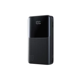 Powerbank 10000mah 22,5w Usb-a Usb-c Su Ekranu Jr-qp191 Mini - Juodas