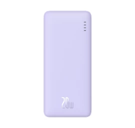 Powerbank 10000mah Airpow Fast Charge 20w - Violetinės Spalvos