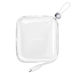 Powerbank 10000mah Jelly Series 22.5w Iphone Lightning Kabelis Baltas