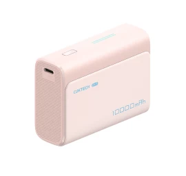 Powerbank 10000mah Usb-c Usb-a 30w - Rožinis