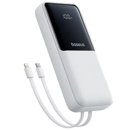 Powerbank 20000 Mah 22,5 W Usb-a Usb-c Su Integruotu Usb-c iphone Lightning Laidu - Baltas