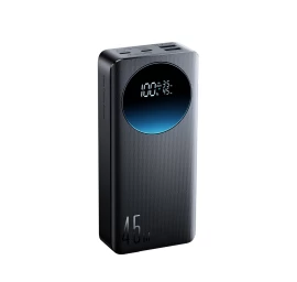 Powerbank 20000 Mah Usb-a Usb-c Su Skaitmeniniu Ekranu 45 W - Juodas