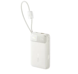 Powerbank 20000mah 22,5w Enerfill Fc11 Su Ekranu Ir Integruotais Laidais - Smėlio Spalvos