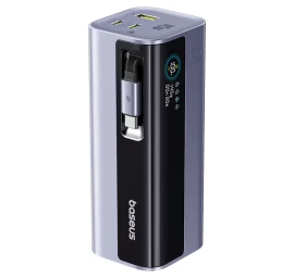 Powerbank 20000mah Energeek Gr11 Su Ištraukiamu Laidu 145w - Pilkas