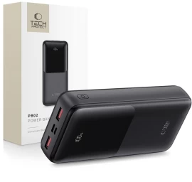 Powerbank 20000mah Usb-a Usb-c 22,5w Pb02 - Juodas